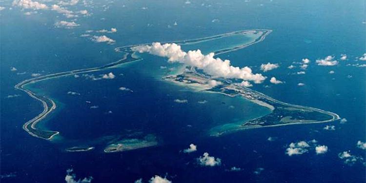 Diego Garcia, la principal illa de les Chagos.